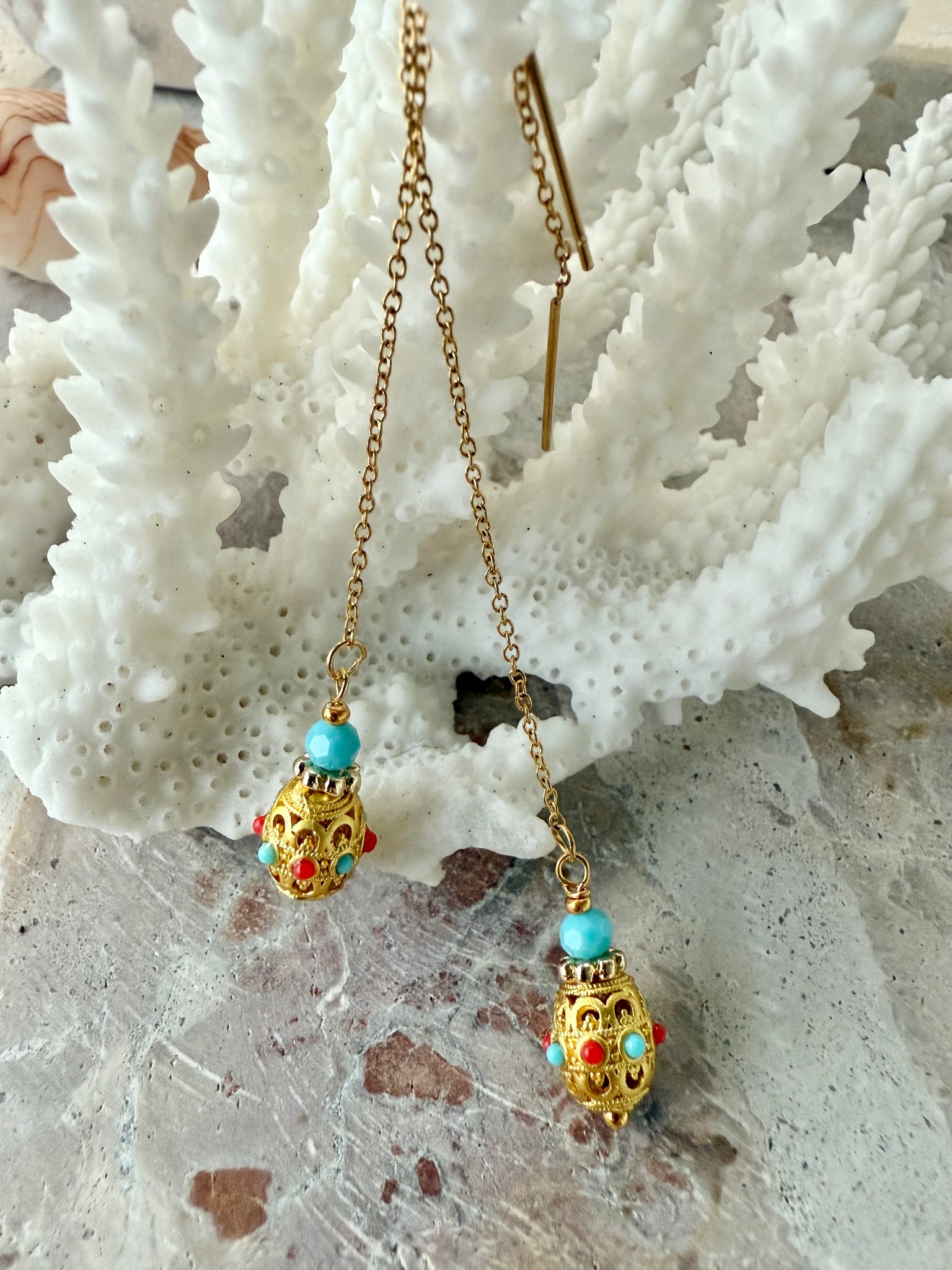 Gold Vermeil Vintage Earrings