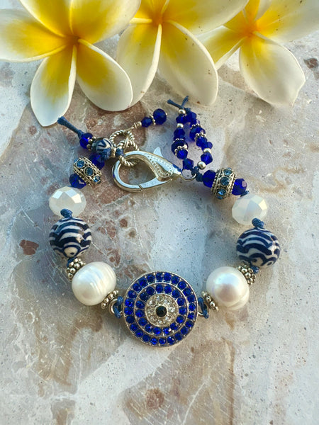 Greek Evil Eye Blue Bracelet