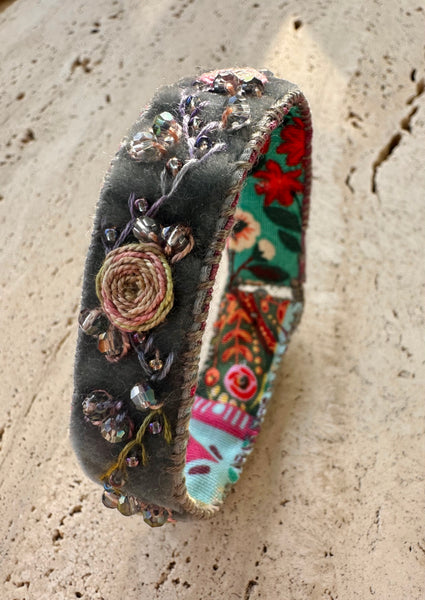 Boho Hippie Velvet Bracelet