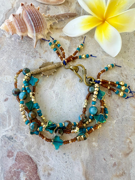 Marrakesh Beaded Boho Bracelet